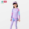 Bộ bơi 3 chi tiết Summer Ylike dài tay 2 màu bé gái