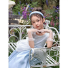 Váy công chúa Cinderella xanh dương nhiều tầng kèm găng tay ren