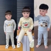 Bộ cotton gân Bebe dài tay cho bé nhiều mẫu
