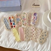 Set 6 miếng dán tóc mái hình dễ thương phối ren