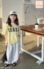 Bộ cộc tay Jam&Jenny 1.5.6.9.6 2 màu hồng và vàng phối quần suông kẻ