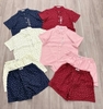 Bộ pyjama cộc tay nữ GUESS 4 màu hoạ tiết hoa