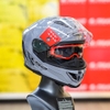 Mũ Fullface 2 Kính LS2 FF818 Storm III Xám Xi Măng Bóng 2026