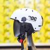 Mũ POC P05 V2 Trắng Bóng Kèm Ốp Tai Thời Trang, Cá Tính