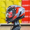 Mũ Fullface 2 Kính LS2 FF818 Storm III Dynamo Đen Xám Đỏ 2026