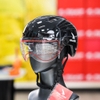 Nón Thể Thao Falcon F06 Đen Bóng Có Kính Che