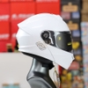 Mũ Lật Hàm EGO E91 2 Kính Trắng Bóng