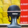 Mũ 1/2 Falcon F11 Đen Nhám Nâu Chính Hãng