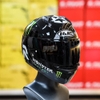 Combo Mũ Fullface HJC C10 Đen Bóng Tem UV Monster - Chuẩn ECE 2206