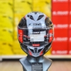 Mũ Fullface 2 Kính LS2 FF818 Storm III Dynamo Đen Xám Đỏ 2026