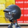 Mũ 3/4 Royal M139 Lux Mái Che Kính Âm Đen Nhám
