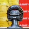 Mũ 3/4 2 Kính LS2 OF618 Verso II Đen Xám Đỏ Bóng Asian Fit