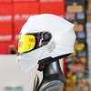 Mũ Lật Hàm EGO E91 2 Kính Trắng Bóng