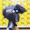 Combo Mũ POC P05 V2 Đen Nhám Kèm Kính Và Ốp Tai