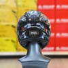 Combo Mũ Fullface EGO E72 Đen Bóng Tem Decal Kawasaki Xám Đỏ