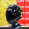Combo Mũ Fullface HJC C10 Đen Bóng Tem UV Monster - Chuẩn ECE 2206