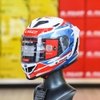 Mũ Fullface 2 Kính LS2 FF818 Storm III Komai Trắng Xanh Đỏ 2026