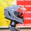 Mũ Fullface 2 Kính LS2 FF818 Storm III Xám Xi Măng Bóng 2026