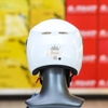 Mũ 3/4 2 Kính Royal M777K Trắng Bóng - Nhỏ Gọn