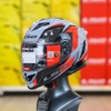 Mũ Fullface 2 Kính LS2 FF818 Storm III Dynamo Đen Xám Đỏ 2026