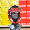 Combo Mũ LS2 FF800 EVO 2 Kính Sprinter Đen Đỏ Bóng Kèm Đuôi Gió