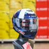 Mũ Fullface 2 Kính LS2 FF800 Mcphee Trắng Xanh Bóng ECE 2205