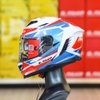 Mũ Fullface 2 Kính LS2 FF818 Storm III Komai Trắng Xanh Đỏ 2026