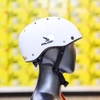 Mũ 1/2 Falcon F08 Trắng Bóng