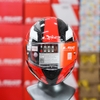 Mũ Fullface LS2 FF353 Rapid II Infinity Đen Trắng Đỏ