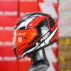 Mũ Fullface LS2 FF353 Rapid II Infinity Đen Trắng Đỏ