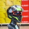 Combo Mũ LS2 FF800 EVO 2 Kính Nerve Đen Vàng Kèm Đuôi Gió
