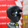 Combo Mũ Fullface 2 Kính EGO E81 Đen Nhám Kính Đen Và Đuôi Gió Pista Tròn
