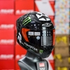 Combo Mũ Fullface LS2 FF353 Đen Bóng Kèm Kính Đen, Đuôi Gió Và Tem Decal HJC Monster