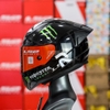 Combo Mũ Fullface LS2 FF353 Đen Bóng Kèm Kính Đen, Đuôi Gió Và Tem Decal HJC Monster