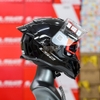 Combo Mũ Fullface LS2 FF800 Đen Bóng Kèm Đuôi Gió ECE 2206