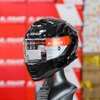 Combo Mũ Fullface LS2 FF800 Đen Bóng Kèm Đuôi Gió ECE 2206