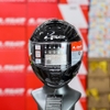 Combo Mũ Fullface LS2 FF800 Đen Bóng Kèm Đuôi Gió ECE 2206