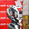 Combo Mũ Fullface LS2 FF800 Racer Trắng Đỏ Carbon Kèm Đuôi Gió ECE 2206