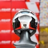 Combo Mũ Fullface LS2 FF800 Racer Trắng Đỏ Carbon Kèm Đuôi Gió ECE 2206