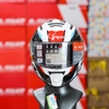 Combo Mũ Fullface LS2 FF800 Racer Trắng Đỏ Carbon Kèm Đuôi Gió ECE 2206
