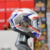 Mũ Lật Hàm LS2 FF900 Valiant II Revo Trắng Xanh Đỏ