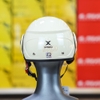 Mũ 1/2 XPEED HH-13II Be Bóng Có Kính Nhỏ Gọn - Chính Hãng HJC
