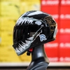 Combo Mũ Fullface HJC C10 Đen Bóng Tem Decal Venom Xám - Chuẩn ECE 2206