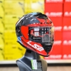 Combo Mũ LS2 FF800 EVO 2 Kính Sprinter Đen Đỏ Bóng Kèm Đuôi Gió