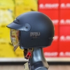 Mũ 3/4 Royal M139 Lux Mái Che Kính Âm Đen Nhám