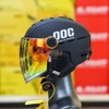 Combo Mũ 1/2 POC P10 Đen Nhám Kính Revo Cam - Đạt Chuẩn An Toàn