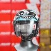 Mũ 3/4 1 Kính KYT Hellcat  Aqua Blue Chính Hãng