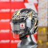 Mũ 3/4 1 Kính KYT Hellcat Galaxy Black Gold Chính Hãng