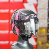 Mũ 3/4 1 Kính KYT Hellcat Praphic Pink Chính Hãng