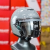 Mũ 3/4 2 Kính HJC I31 Xám Xi Măng Chuẩn ECE 2206